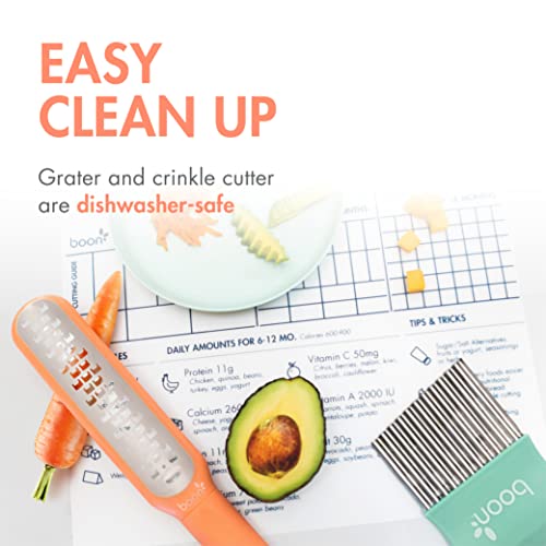 Boon DIVVY Baby Food Prep Kit with Placemat Grater and Cutter