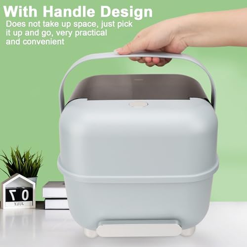 Baby Bottle Holder with Dust-Proof Lid and Cutlery Storage
