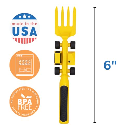 Constructive Eating Plate Utensils Set for Toddlers Ages 1-3
