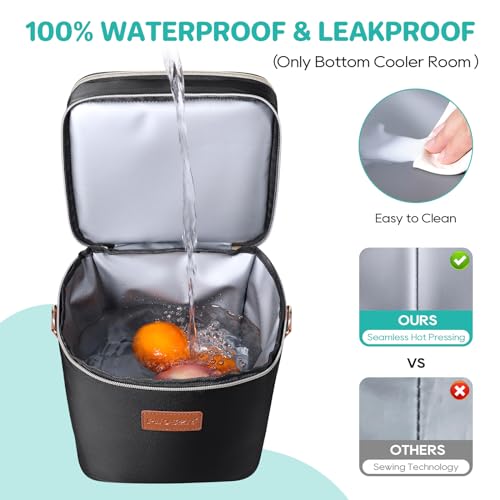 PIIOSER Insulated Breastmilk Cooler Bag with Ice Pack