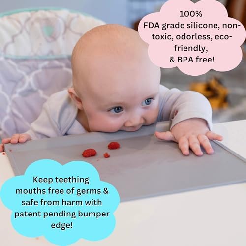 The Table Tyke 100 Silicone Placemat Sage Green 1