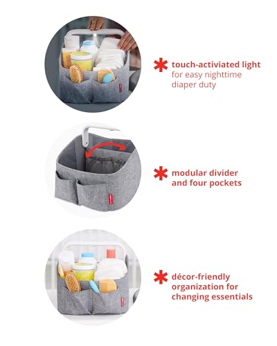Skip Hop Diaper Caddy with Touch Sensor Night Light 1