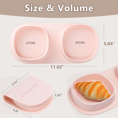 Yahaa Foldable Baby Plates with Forks and Spoons 1