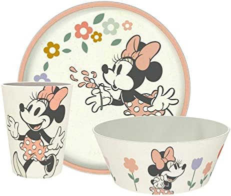 Zak Designs Disney Minnie Mouse Dinnerware Set 3 Pieces