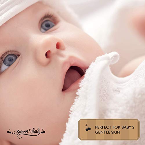 Sweet Child 8-Pack Baby Washcloths - Super Soft Rayon