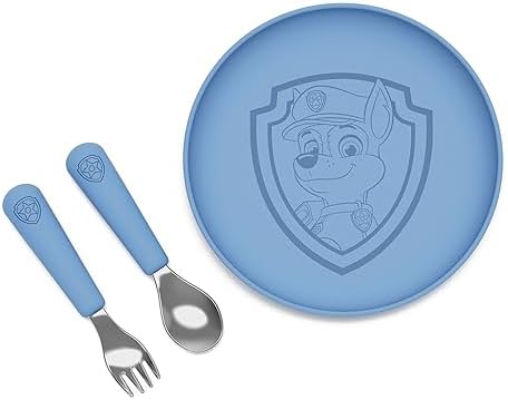 Lalo PAW Patrol Toddler Plate Utensils Set - 3 Pieces
