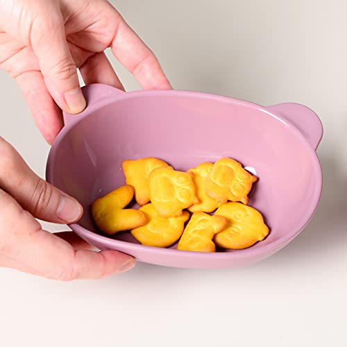BLUE GINKGO Silicone Bowls for Toddlers - Cute and Durable