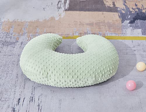 Baby Nursing Pillow with Breathable Slipcover Green