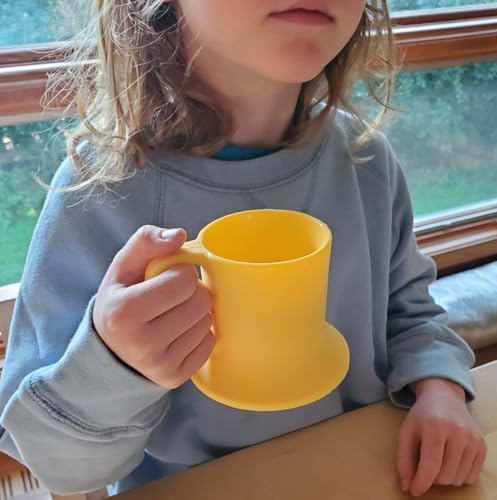 Untippy Silicone Toddler Mug with Handle 5 oz Sun