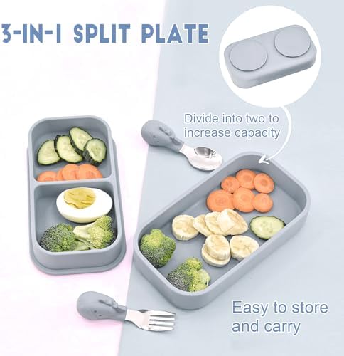 TourKing 5PCS Suction Plates for Baby