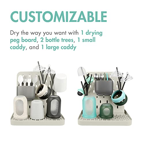 Boon Groove Vertical Baby Bottle Drying Rack - Holds 6 Bottles