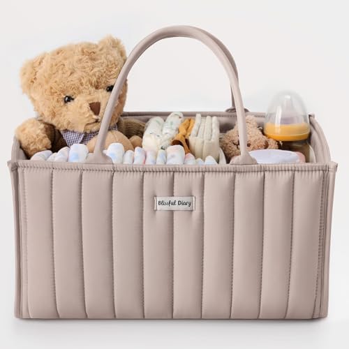 Blissful Diary Baby Diaper Caddy Organizer