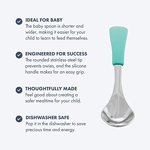 Avanchy Baby Spoons and Forks Set for 4 Months 1