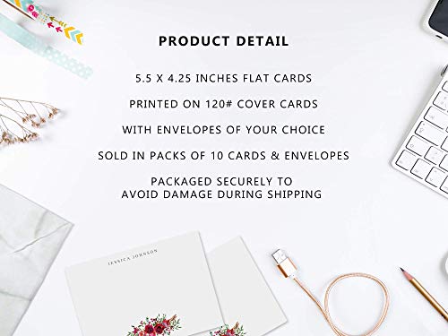Personalized Panda Thank You Baby Birthday Cards with Envelopes Set of 10