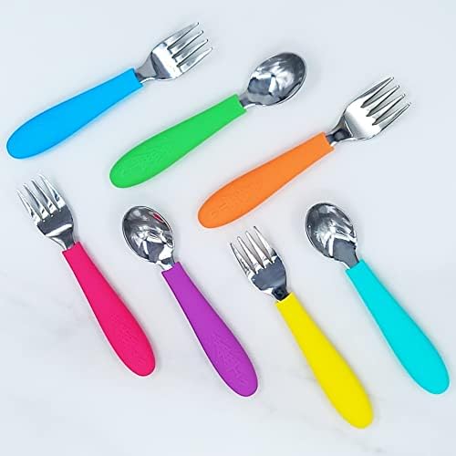 Elk and Friends Suction Plate Stainless Steel Utensils for Babies Toddlers