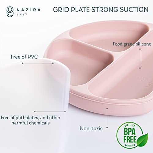 8 Piece Baby Feeding Set with Suction and Bibs