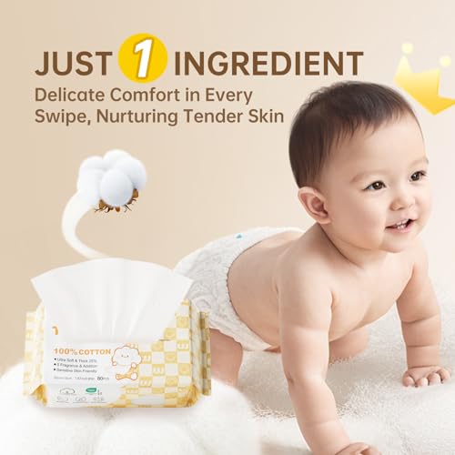 Winner 100 USA Cotton Dry Wipes 240 Count Pack of 3