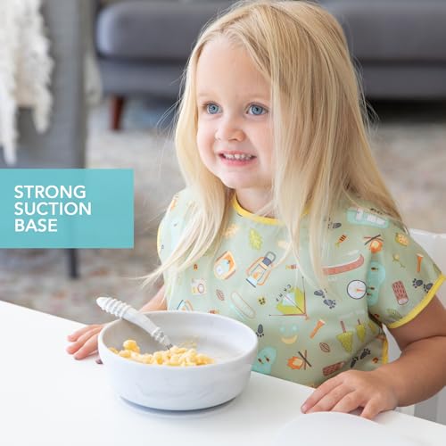 Bumkins Baby Bowl with Suction and Sloped Base