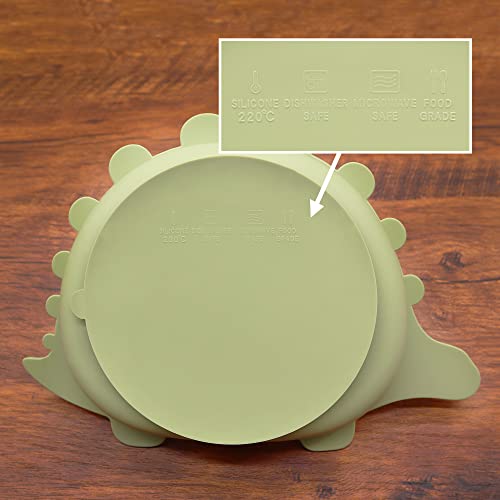 Rainbow Butterflies 8 Piece DINO Baby Feeding Set - Olive