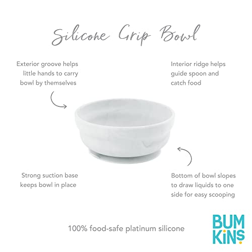 Bumkins Baby Bowl with Suction and Sloped Base