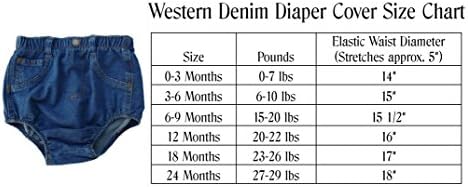 4Rodeo Denim Diaper Cover with Real Pockets