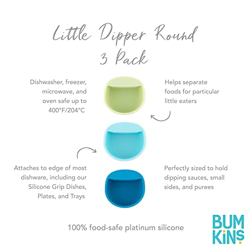 Bumkins Baby Silicone Little Dippers for Mealtime Fun