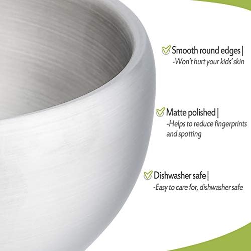 HaWare 12 oz Double Walled Stainless Steel Bowls 4 Pack 1