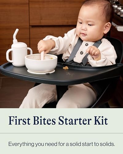 Lalo First Bites 4-Piece Silicone Feeding Set 1