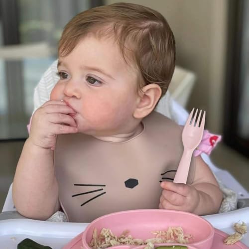 12 Pcs BPA Free Toddler Utensils Set - Pink