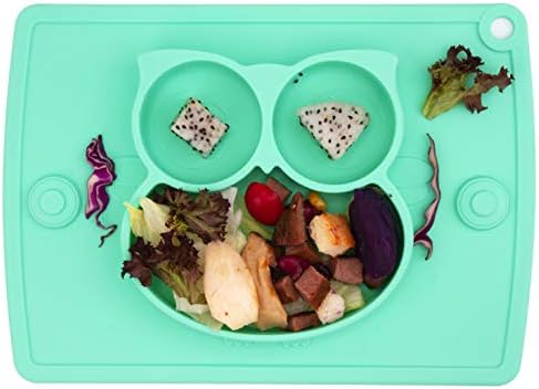 Linowos Silicone Divided Toddler Plates for Baby Meals