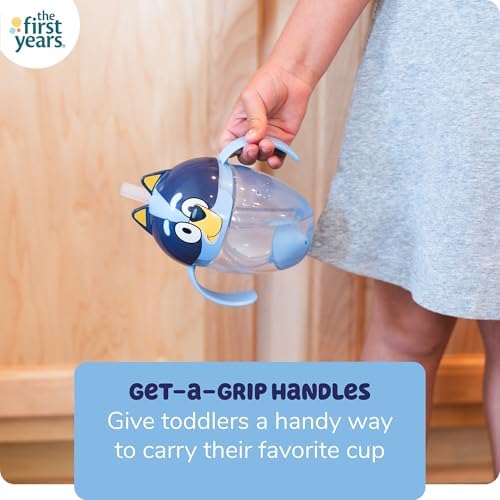 The First Years Bluey Weighted Straw Cup for Toddlers