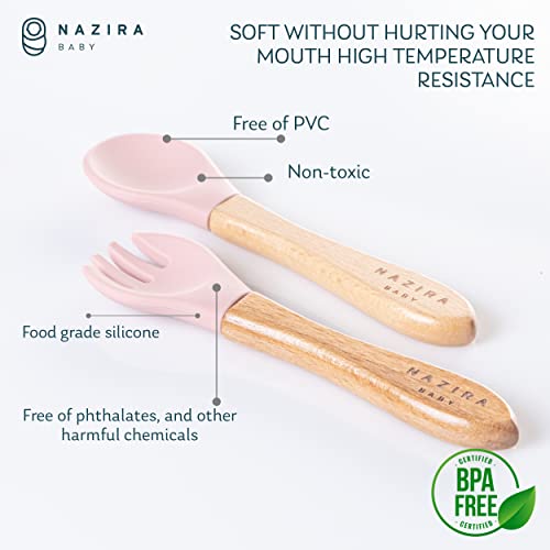 8 Piece Baby Feeding Set with Suction and Bibs