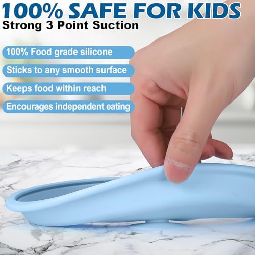 Palksky Baby Plates with Suction Set of 2 1