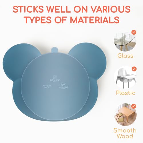 Chippi Co Suction Plate Bear Design for Baby 6 Months