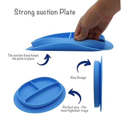 Kcuina Suction Plate for Baby Toddler