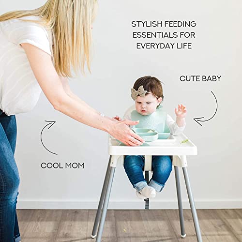 Simka Rose Silicone Baby Spoons Set of 6 - Safe Easy