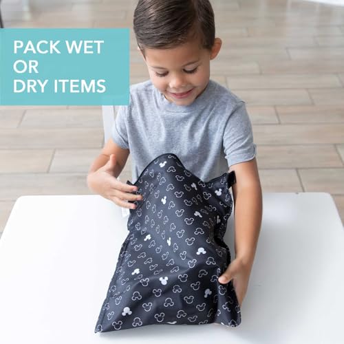 Bumkins Disney Waterproof Wet Bag with Mickey Mouse Icon