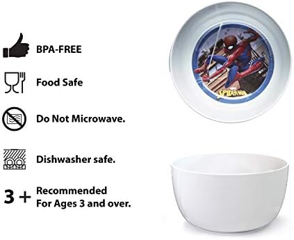 Zak 5-Piece Dinnerware Set - Marvel Spider-Man