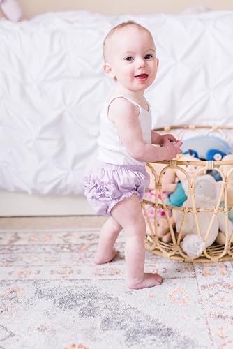 City Threads Made in USA Baby Girls Ruffled Diaper Covers Bloomers