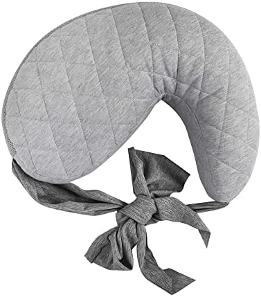 Boppy Anywhere Travel Nursing Pillow Soft Gray