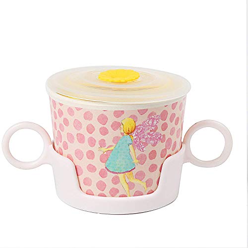 shopwithgreen 7Pcs Bamboo Kids Dinnerware Set