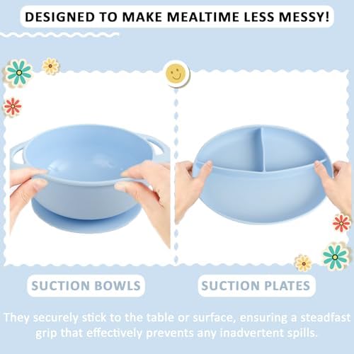 Positive Pieces Silicone Baby Feeding Set for 6-Month Old Babies 1