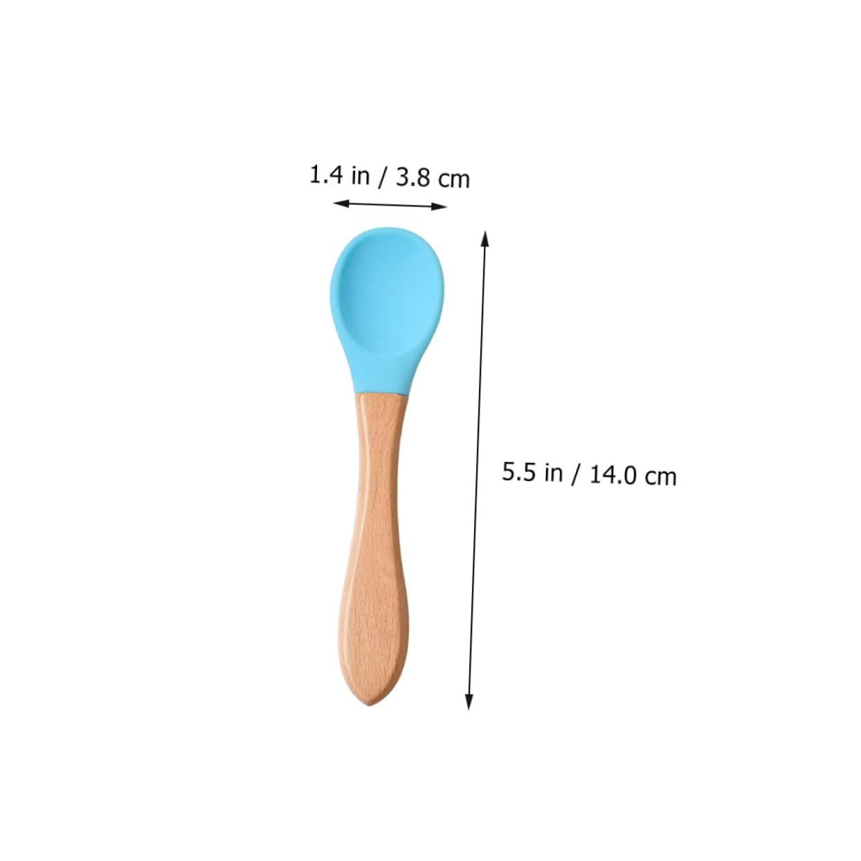 BESPORTBLE 6Pcs Baby Porridge Spoons with Long Handles