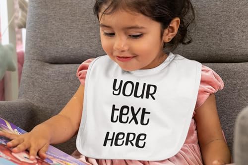 Quipo Personalized Baby Bib with Custom Text 1