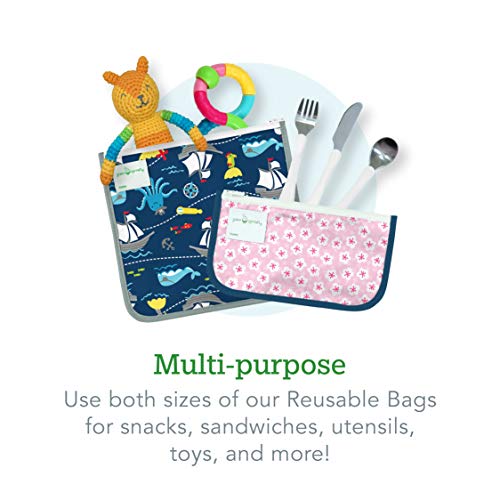 Green Sprouts Reusable Insulated Sandwich Bags 2 Pack