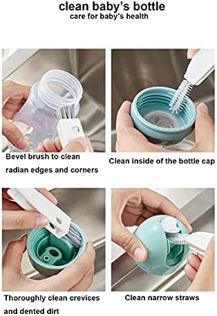 Tiny Cleaning Brush - 24 Pack Multi-Functional Crevice Brush for Bottles