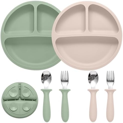 Eascrozn Toddler Feeding Set 2 Pack