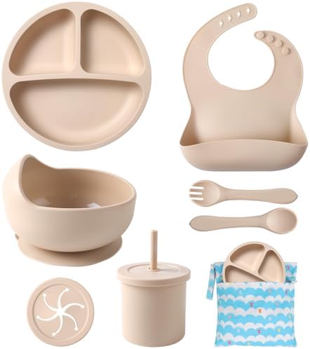 ECLIP Silicone Baby Feeding Set 10 Pcs