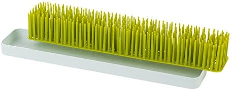 Boon Patch Countertop Baby Bottle Drying Rack - Green and White 1