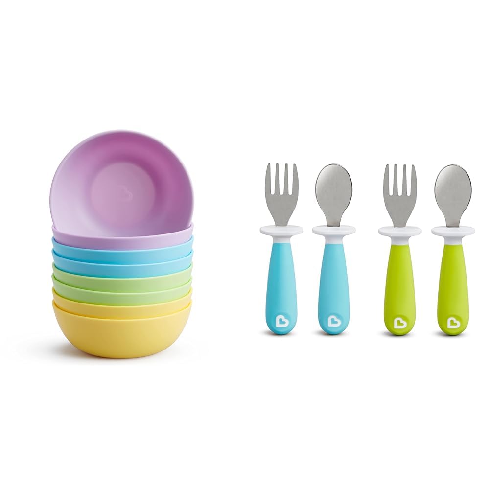Munchkin Multi Baby and Toddler Bowls 8-Pack